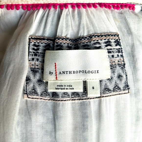 Anthropologie Lottie Embroidered Mini Dress-Size S - Picture 6 of 8